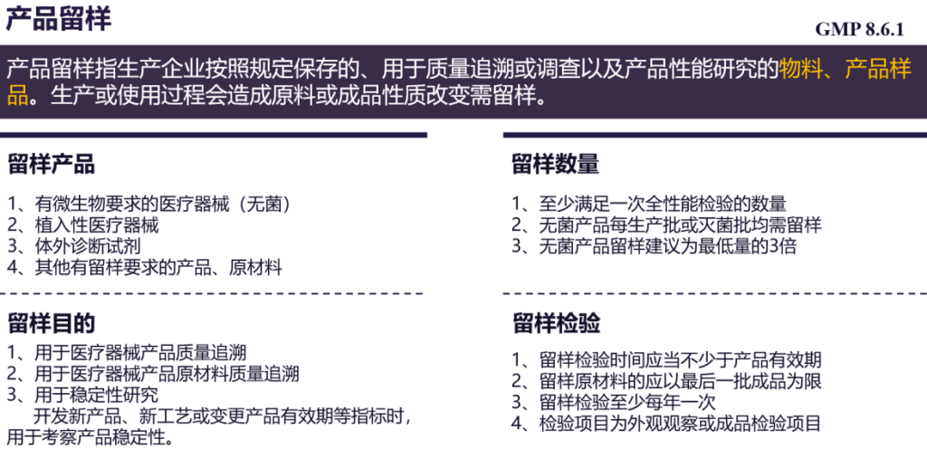 医疗器械产品留样定义图解